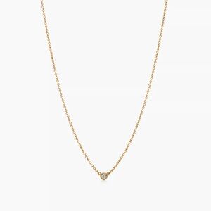 💯% AUTHENTIC TIFFANY & CO. DIAMONDS BY THE YARD EP PENDANT IN 18K YG CW .05